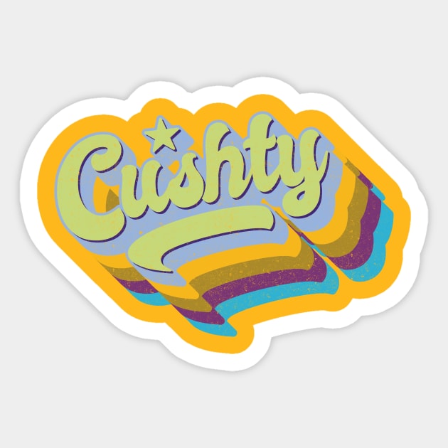 Cushty, Nice, sweet, excellent, brilliant, well done, nice one... etc Sticker by BOEC Gear